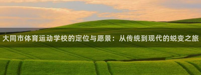 利记官方正版app集团官网网址:大同市体育运动学校的定位与愿